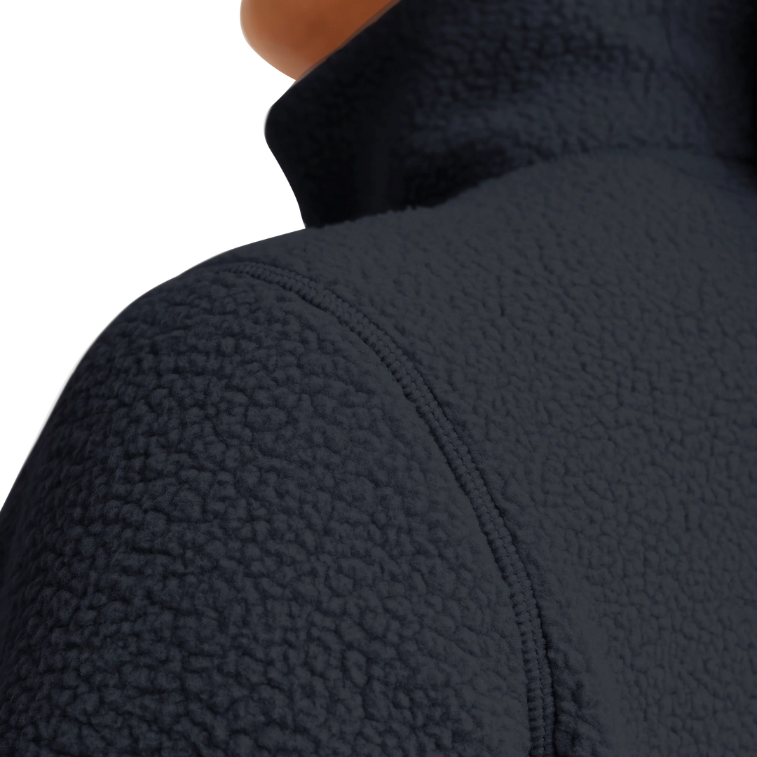 Jack Wolfskin Lite Curl Half Zip Fleece Womens Dark Navy