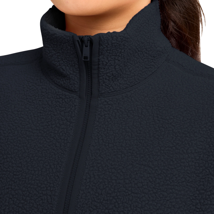 Jack Wolfskin Lite Curl Half Zip Fleece Womens Dark Navy