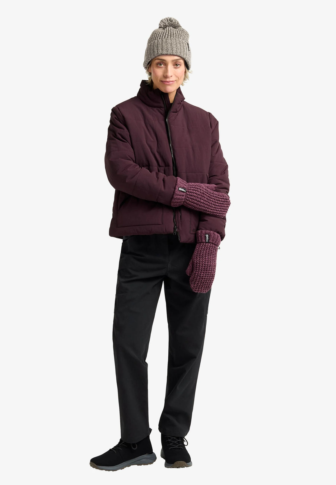 Jack Wolfskin Medley Knit Beanie Womens Linen