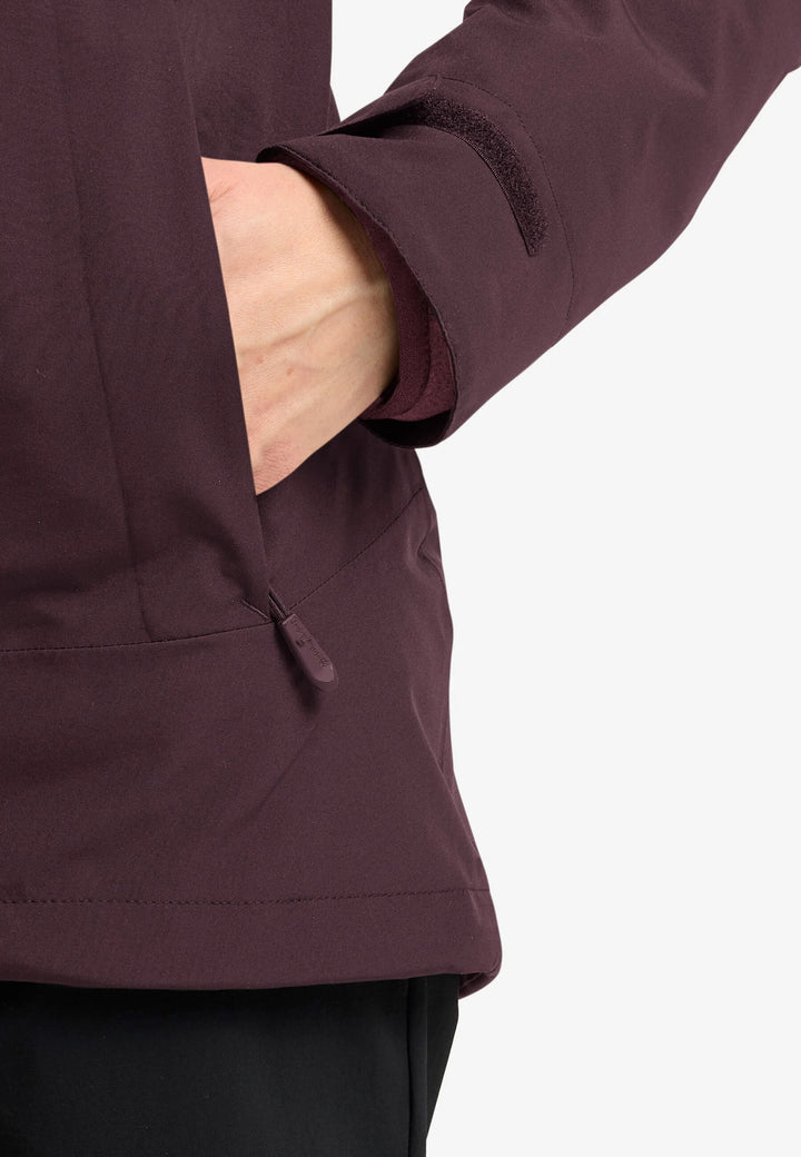 Jack Wolfskin Moonrise 3 in 1 Jacket Womens Amaranth