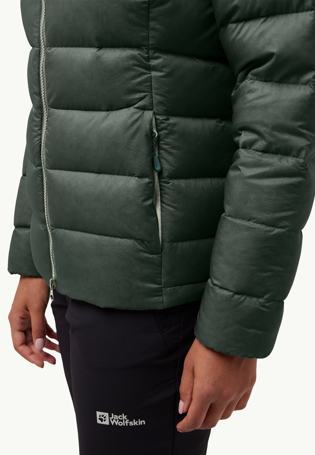 Jack Wolfskin Nebelhorn Down Hoody Womens Slate Green