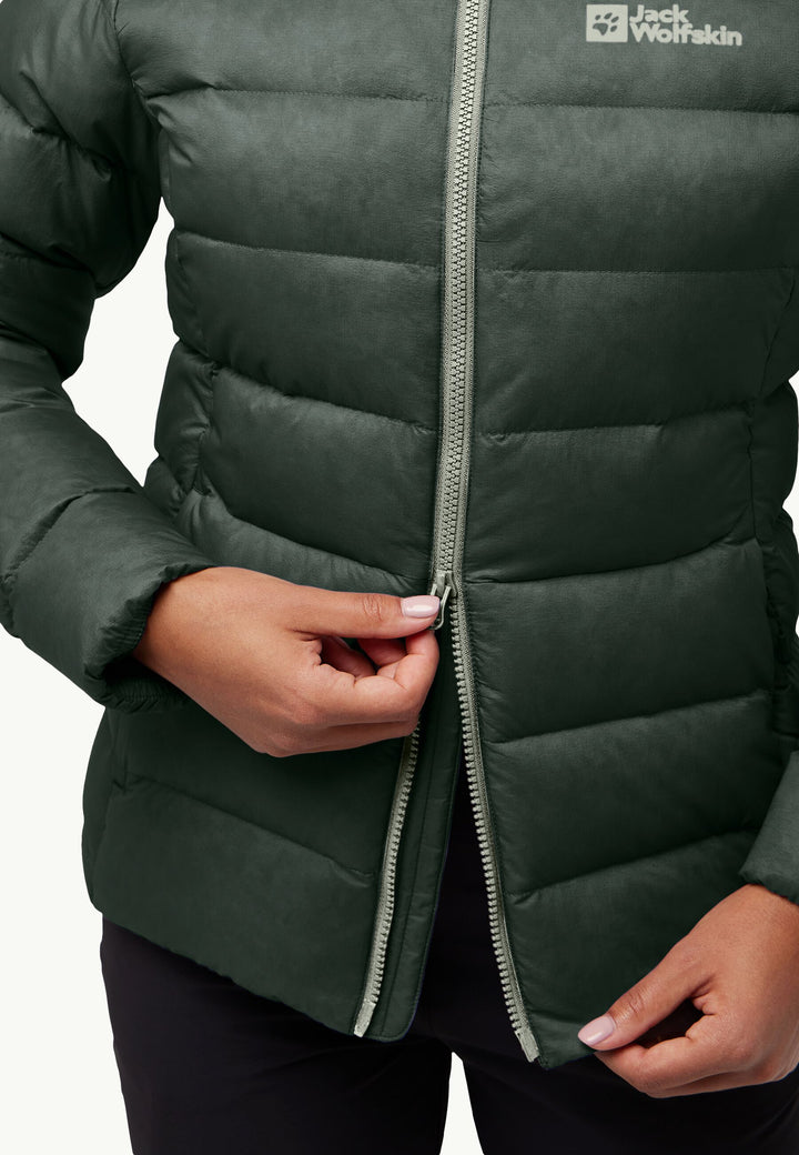 Jack Wolfskin Nebelhorn Down Hoody Womens Slate Green