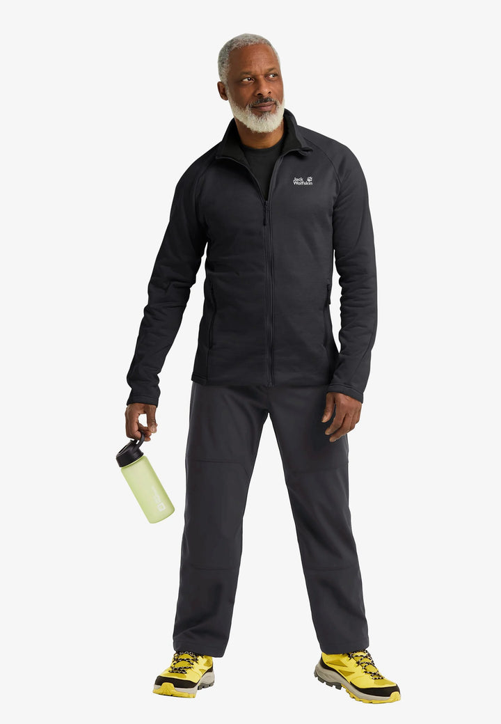 Jack Wolfskin Peak District Full Zip Mens Black