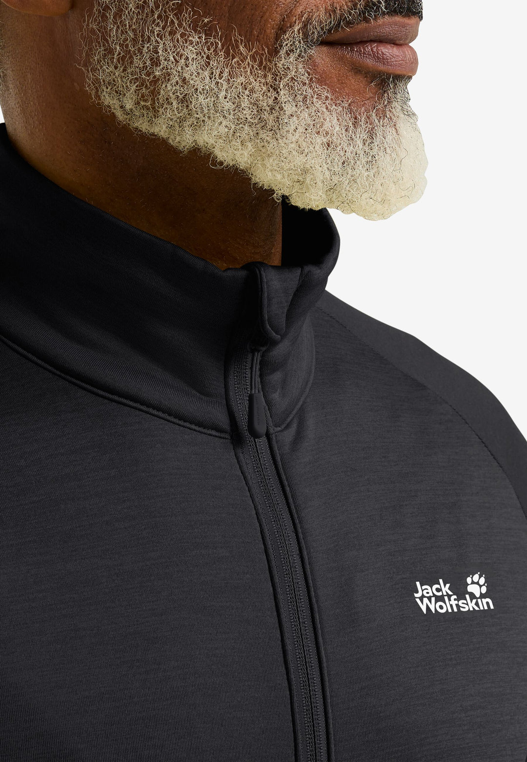 Jack Wolfskin Peak District Full Zip Mens Black