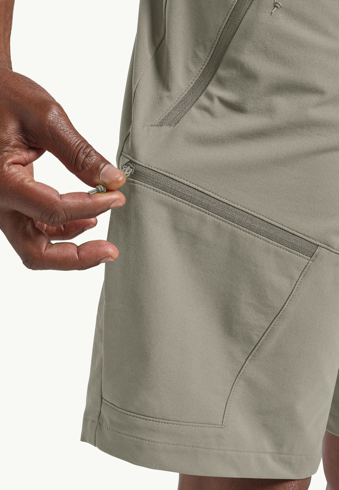 Jack Wolfskin Pico Trail Shorts Mens Stone