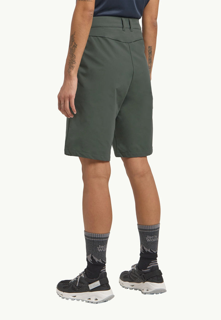 Jack Wolfskin Pico Trail Shorts Womens Slate Green