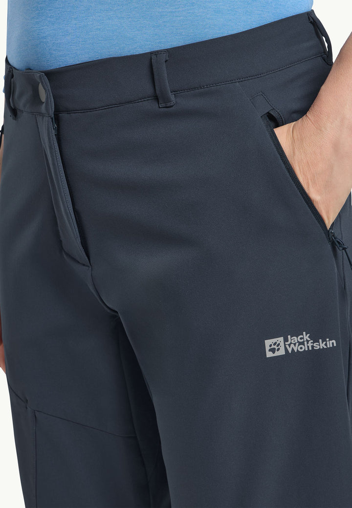 Jack Wolfskin Pico Trail Zip Off Pants Womens Midnight Sky