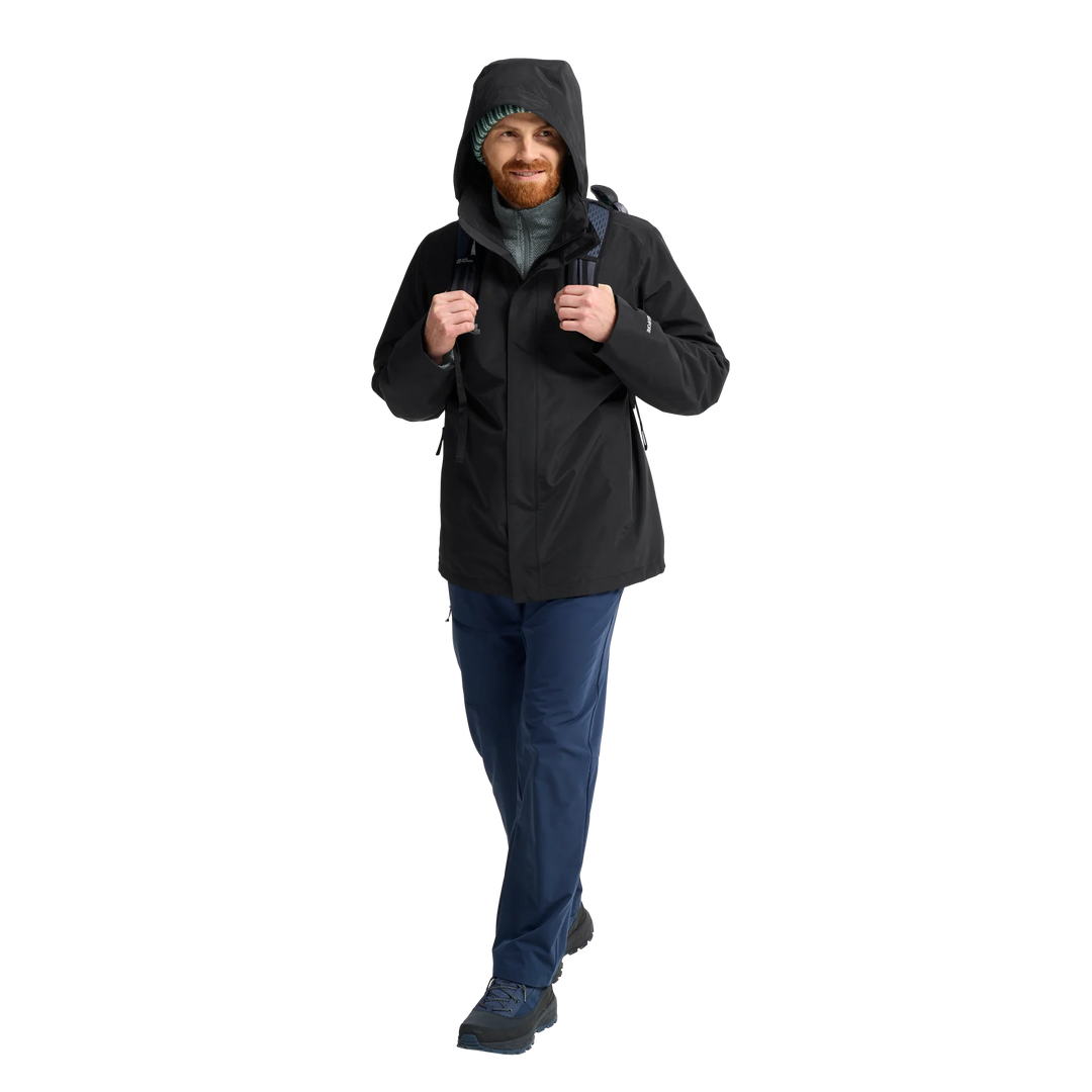 Jack Wolfskin Pinetrail 3 in 1 Jacket Mens Black