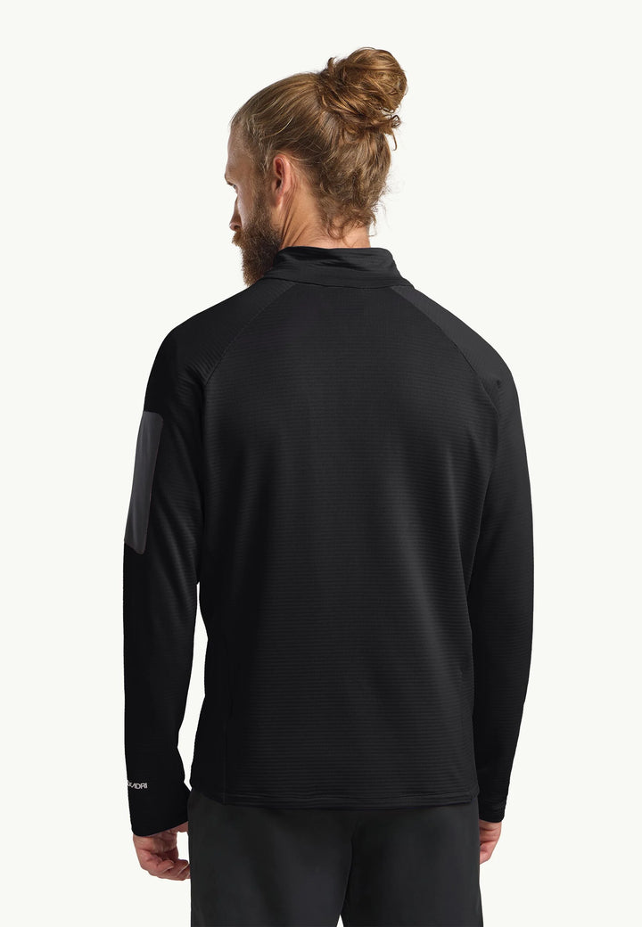 Jack Wolfskin Prelight Full Zip Fleece Mens Black