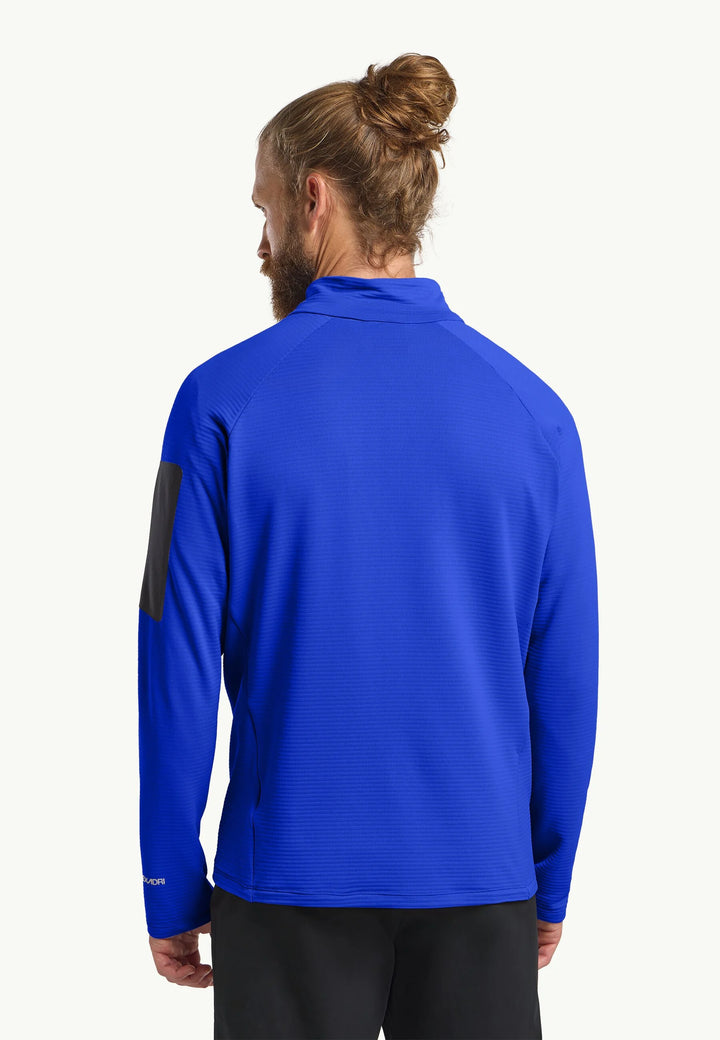 Jack Wolfskin Prelight Full Zip Fleece Mens Vibrant Blue
