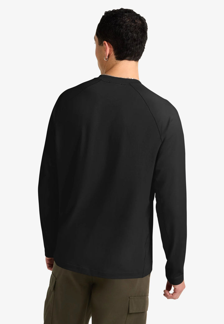 Jack Wolfskin Prelight Trail Crew Neck Fleece Top Mens Black