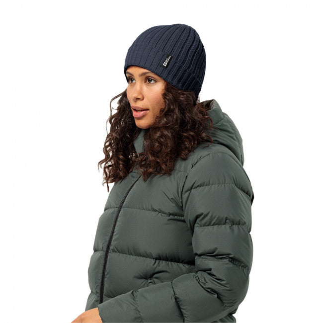 Jack Wolfskin Rib Knit Beanie Night Blue