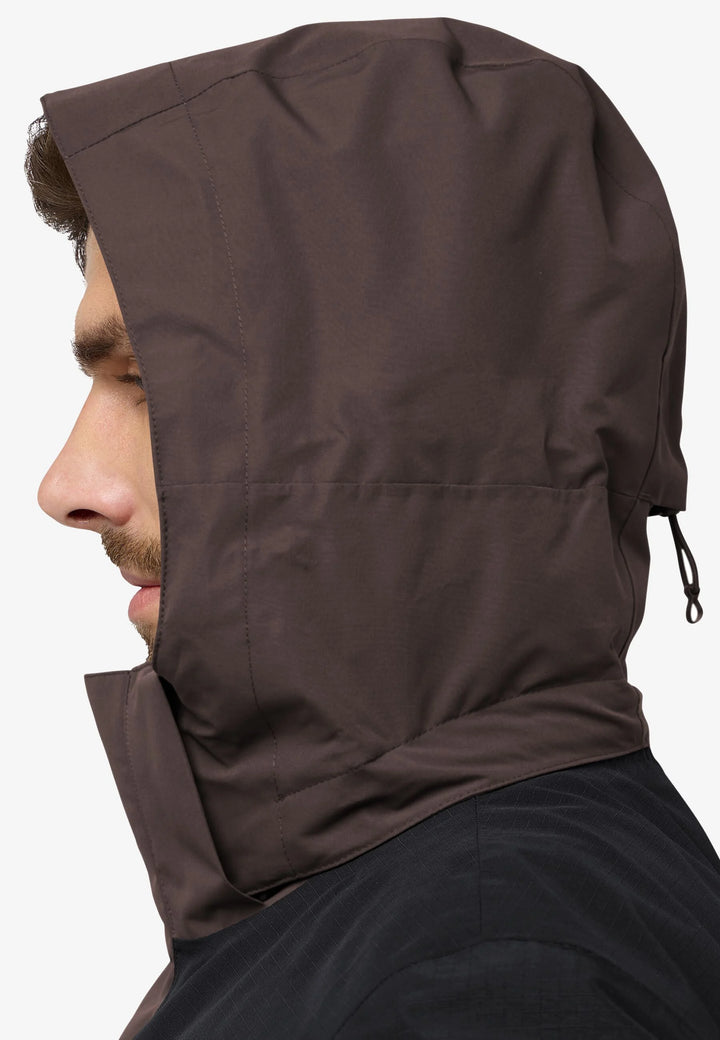 Jack Wolfskin Romberg 3 in 1 Jacket Mens Peat