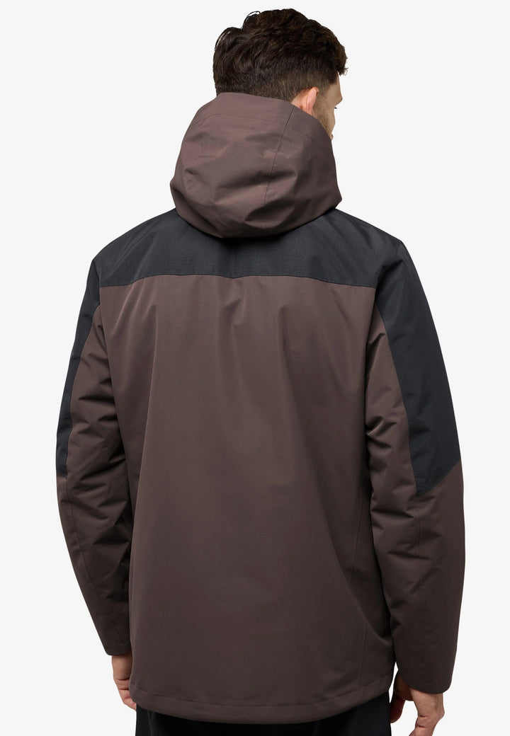 Jack Wolfskin Romberg 3 in 1 Jacket Mens Peat
