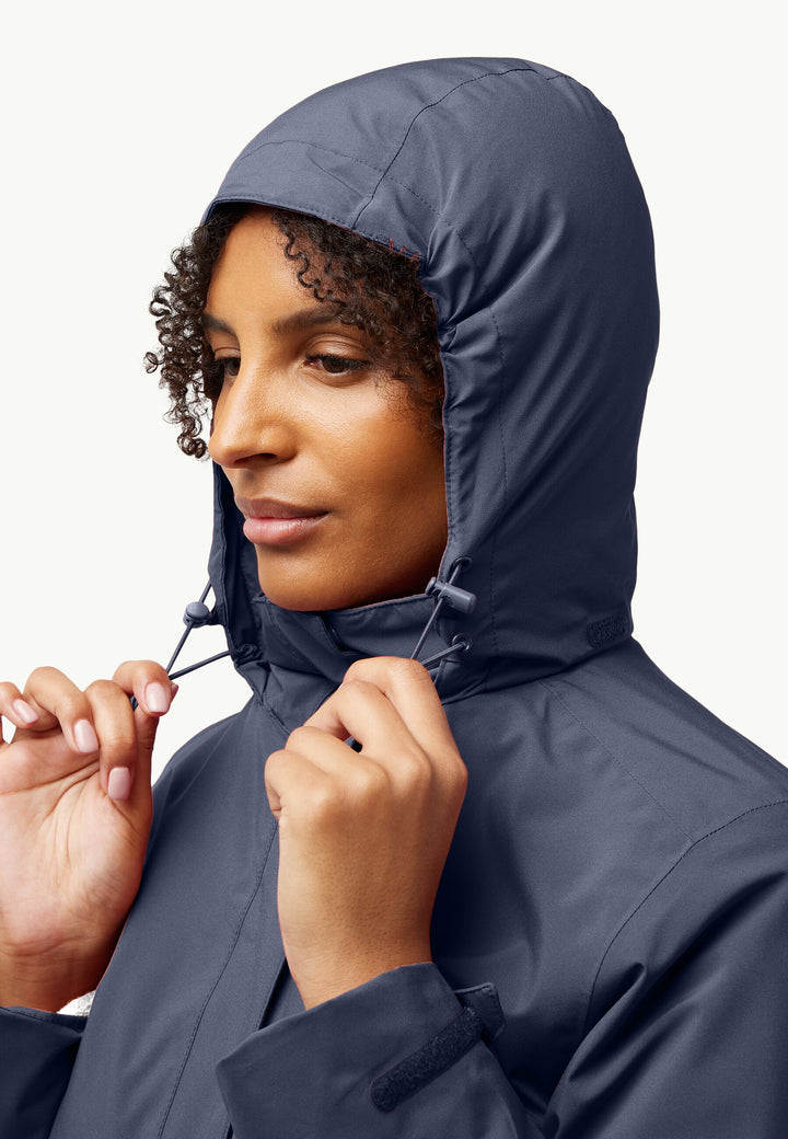 Jack Wolfskin Rotwand 3 in 1 Jacket Womens Graphite