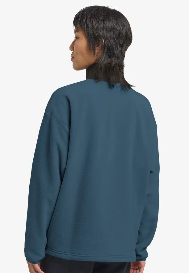 Jack Wolfskin Sumetro Half Zip Fleece Womens Aluminium Blue