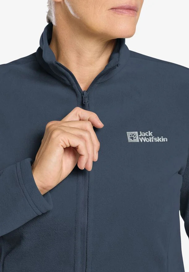 Jack Wolfskin Taunus Full Zip Fleece Womens Midnight Sky