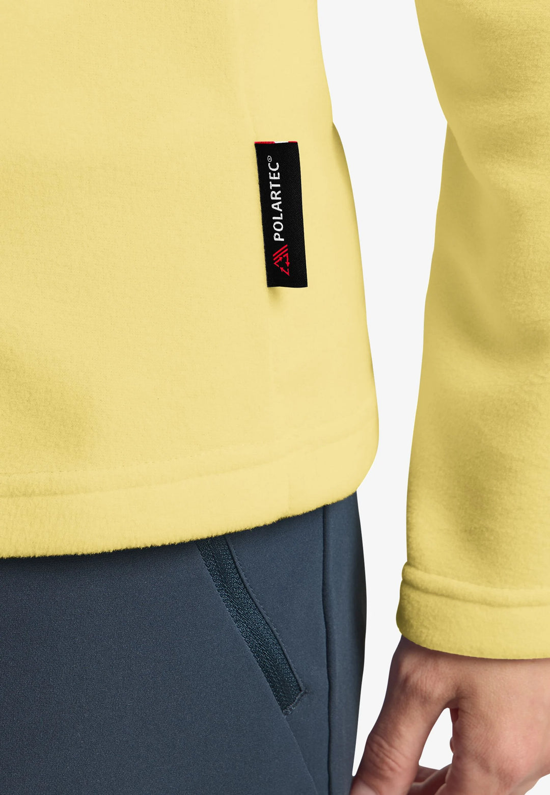 Jack Wolfskin Taunus Half Zip Fleece Womens Lemon Ice