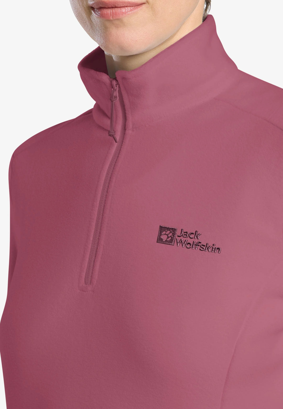 Jack Wolfskin Taunus Half Zip Fleece Womens Raisin