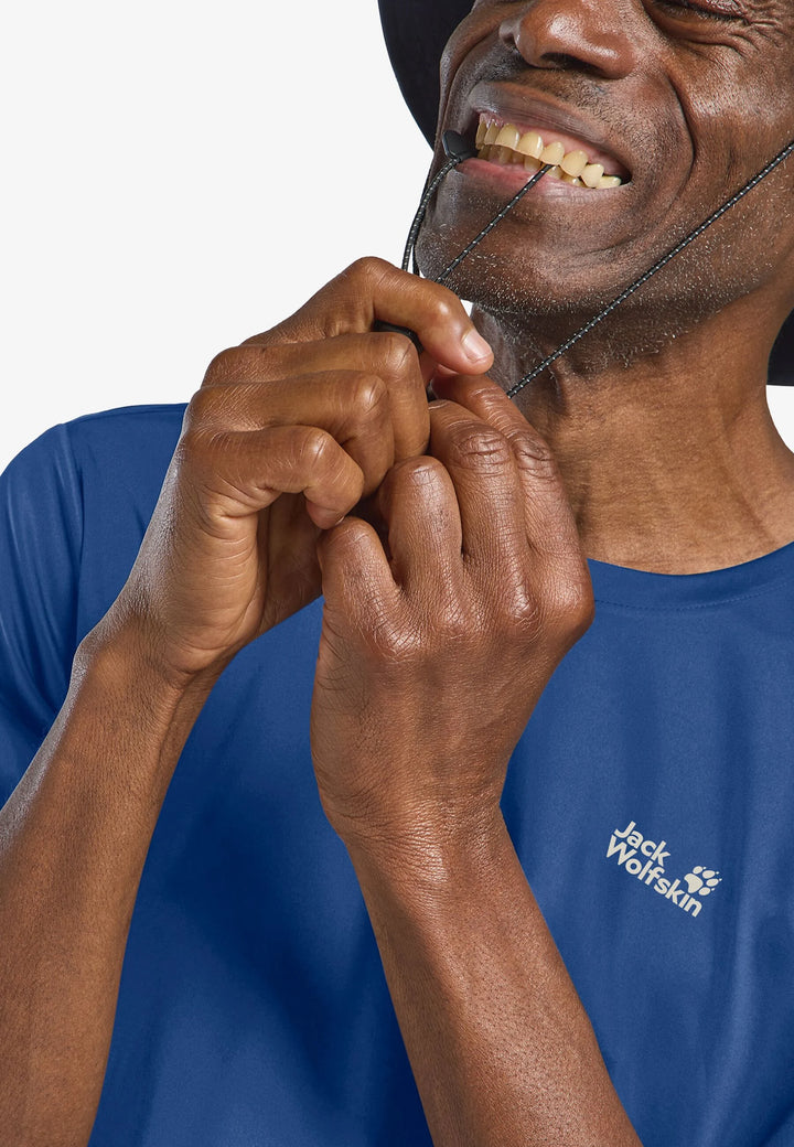 Jack Wolfskin Tech Tee Blue Orchid