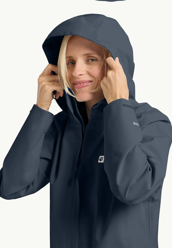 Jack Wolfskin Trailtime 2L Jacket Womens Midnight Sky