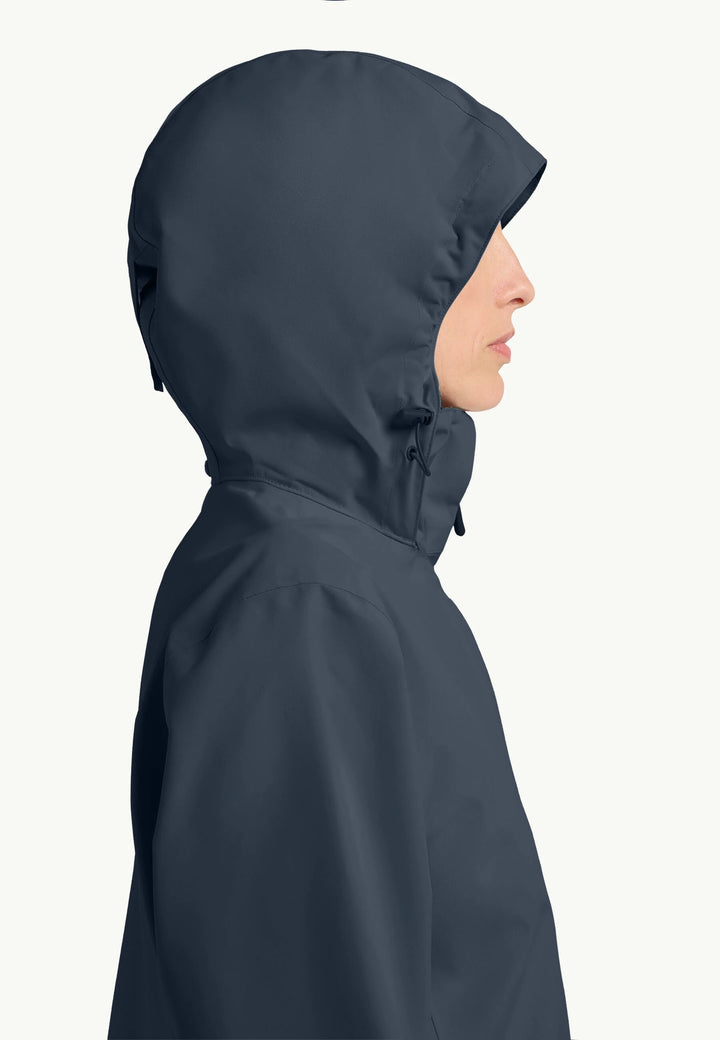 Jack Wolfskin Trailtime 2L Jacket Womens Midnight Sky
