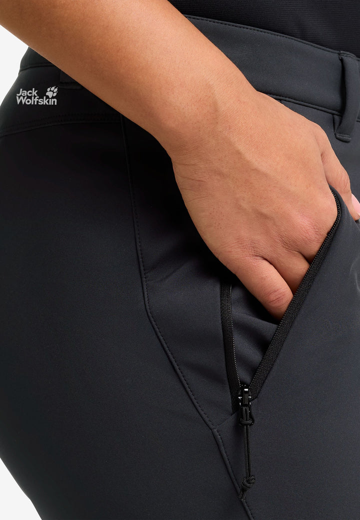 Jack Wolfskin Trek Terrain Pant Womens Black