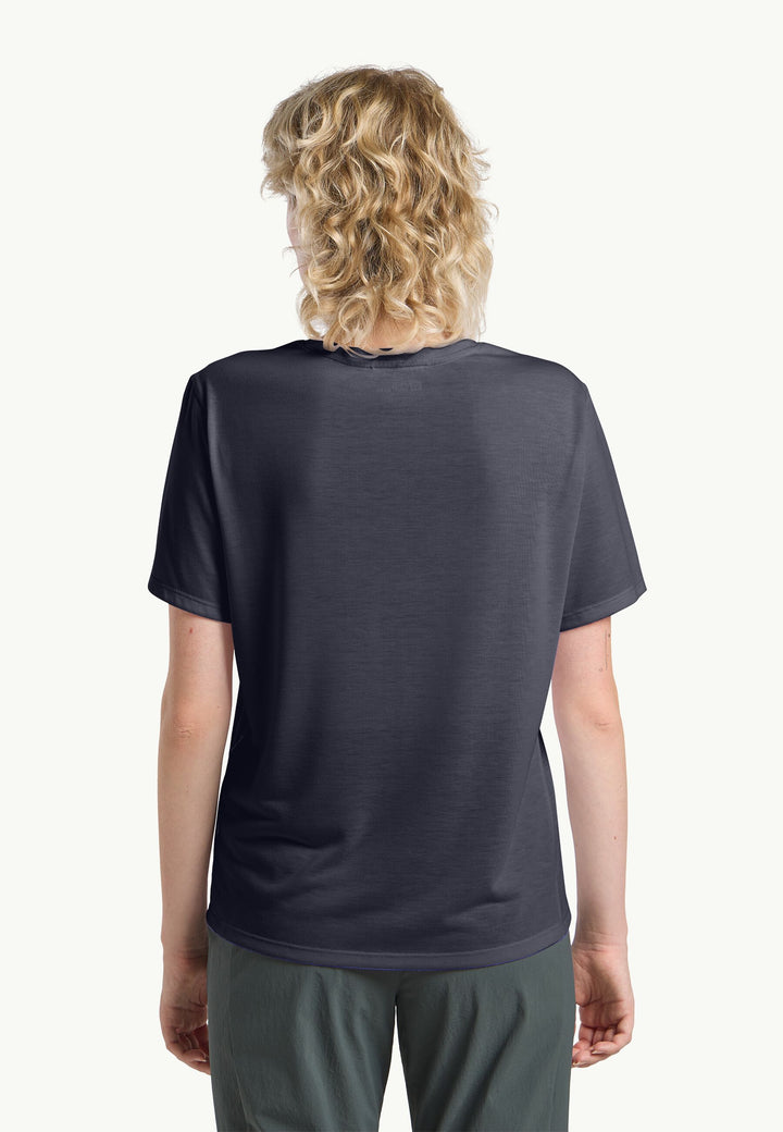 Jack Wolfskin Vonnan Short Sleeve Tee Womens Graphite