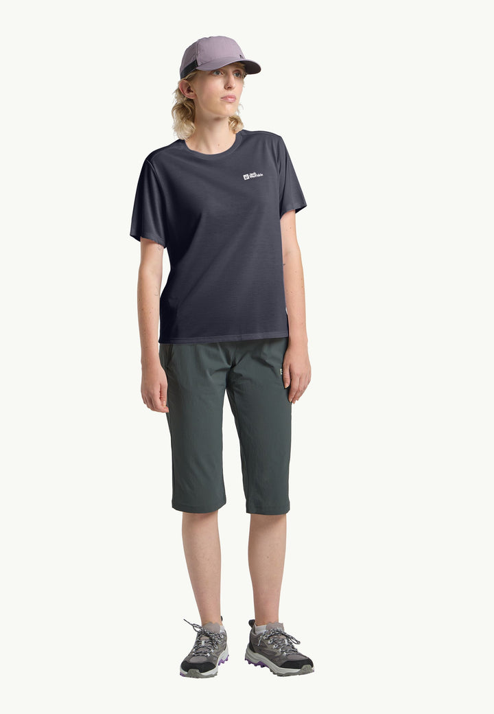 Jack Wolfskin Vonnan Short Sleeve Tee Womens Graphite