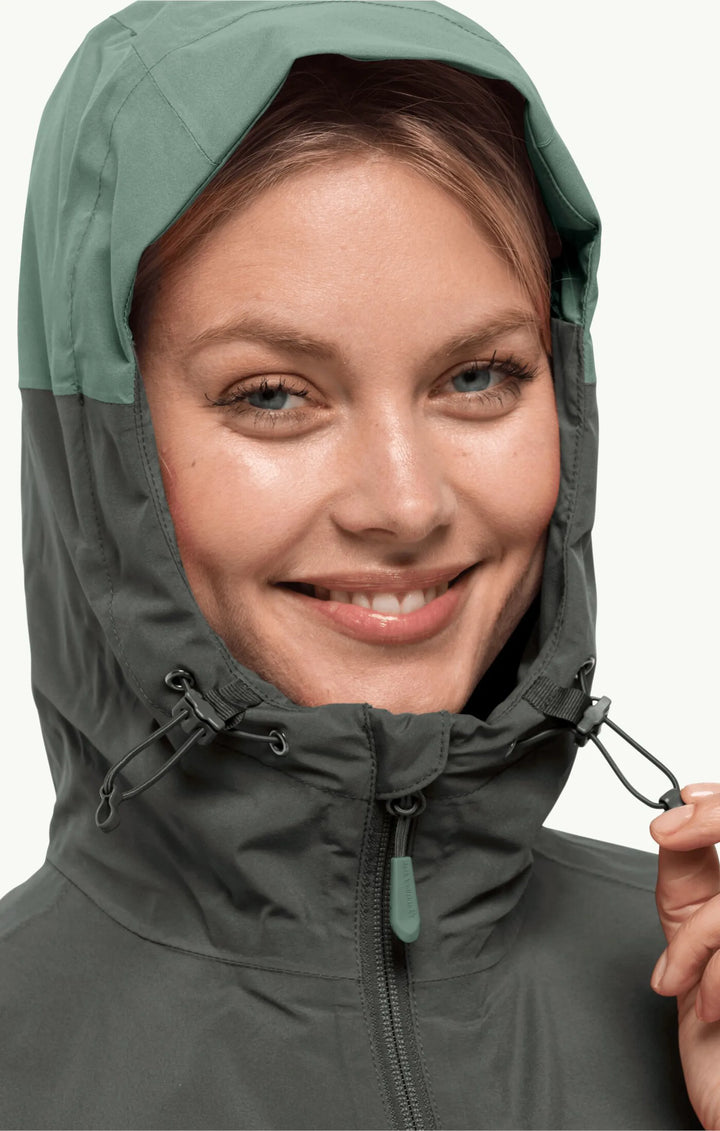 Jack Wolfskin Weiltal 2L Jacket Womens Picnic Green
