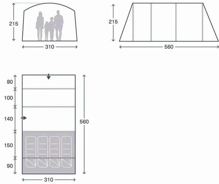 Kampa Dawlish 04 Air