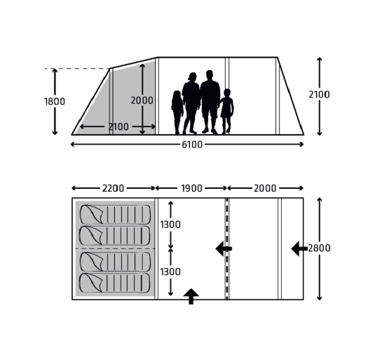 Kampa Hayling 4 Air