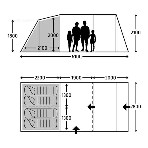 Kampa Hayling 4 Air TC