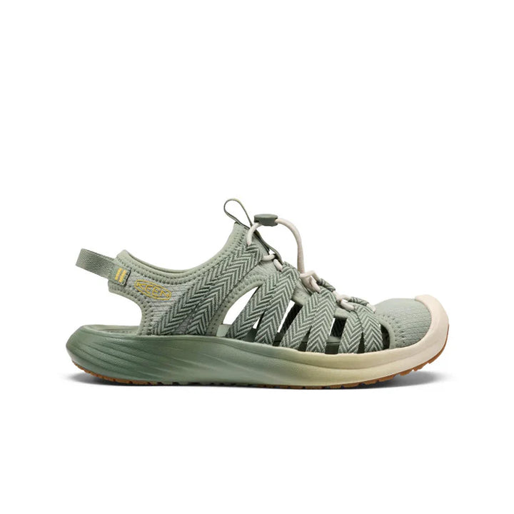 Keen Whisper Lite Sandal Womens Lilly Pad Cream Gold