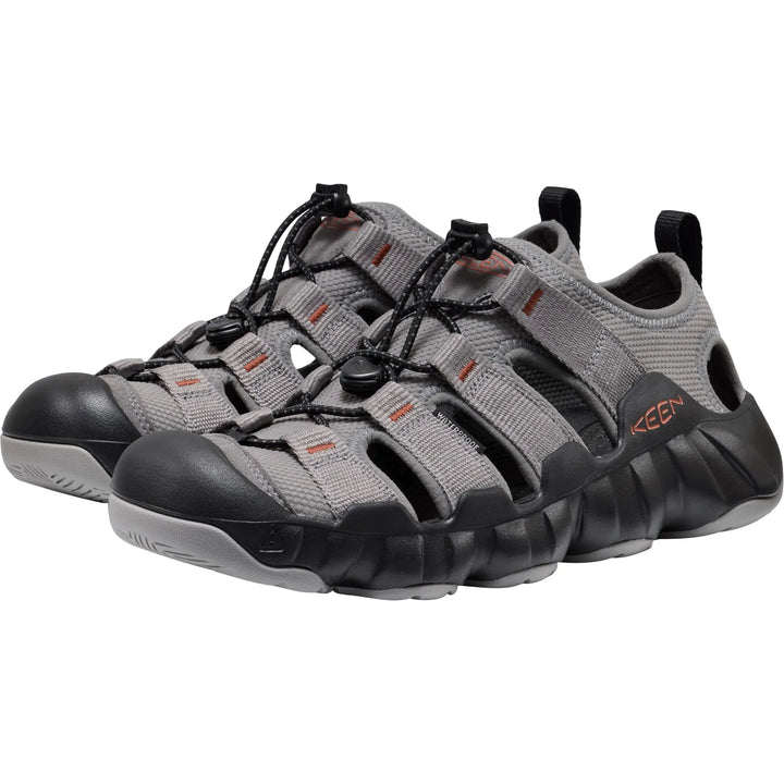 Keen Hyperport H2 Sandal Mens Steel Grey Burnt Brick
