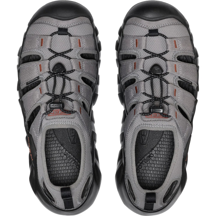 Keen Hyperport H2 Sandal Mens Steel Grey Burnt Brick