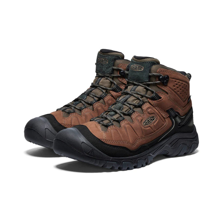 Keen Targhee IV Mid Waterproof Mens Bison/Black