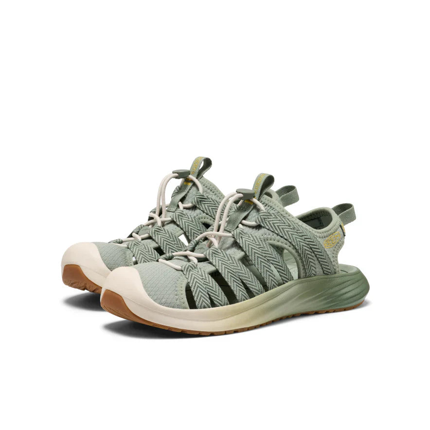Keen Whisper Lite Sandal Womens Lilly Pad Cream Gold