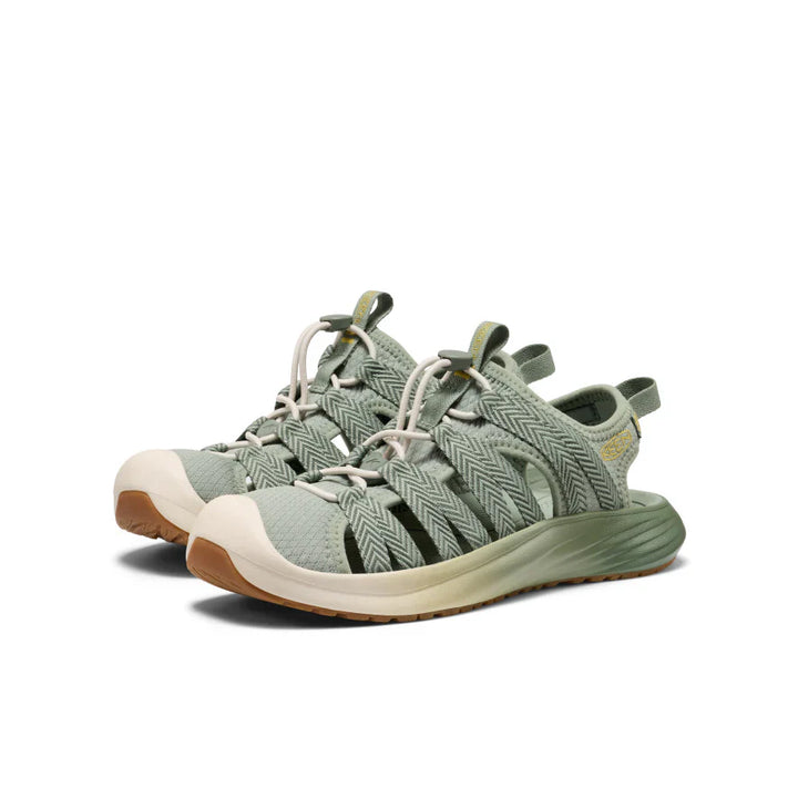 Keen Whisper Lite Sandal Womens Lilly Pad Cream Gold