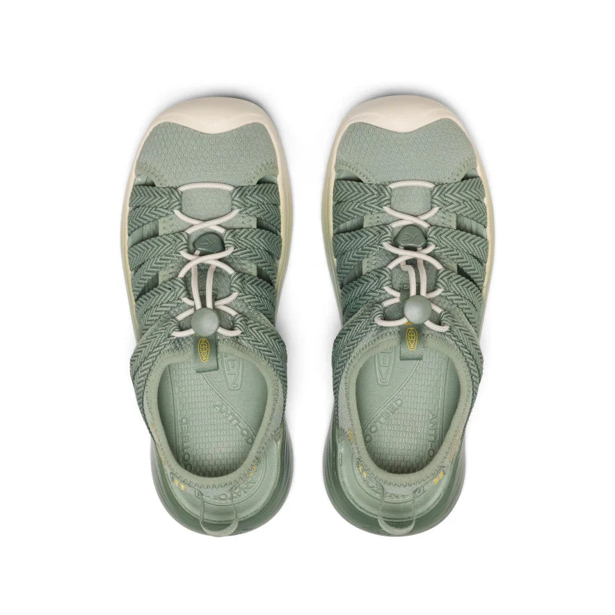 Keen Whisper Lite Sandal Womens Lilly Pad Cream Gold