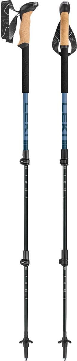 Leki Makalu Cork Lite Trekking Poles Stone Blue Light Stone Blue Dark