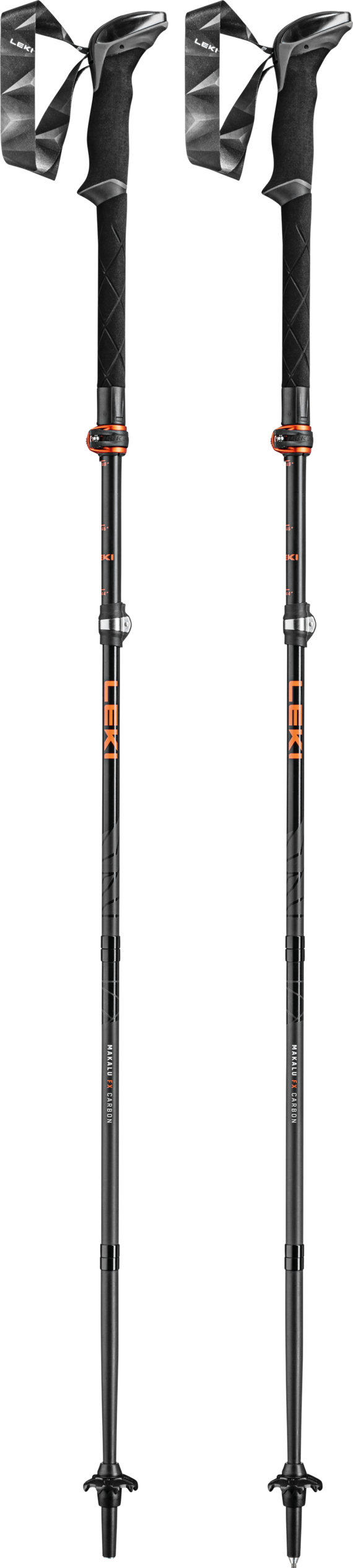 Leki Makalu FX Carbon (Pair) Black Orange Carbon