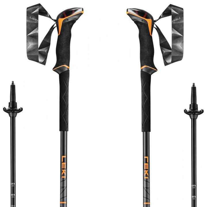 Leki Makalu Lite Orange Black Dark Anthracite