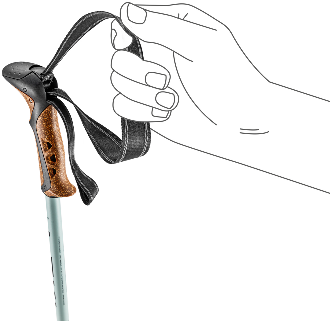 Leki Khumbu Lite AS Trekking Poles Dark Sea Green Black