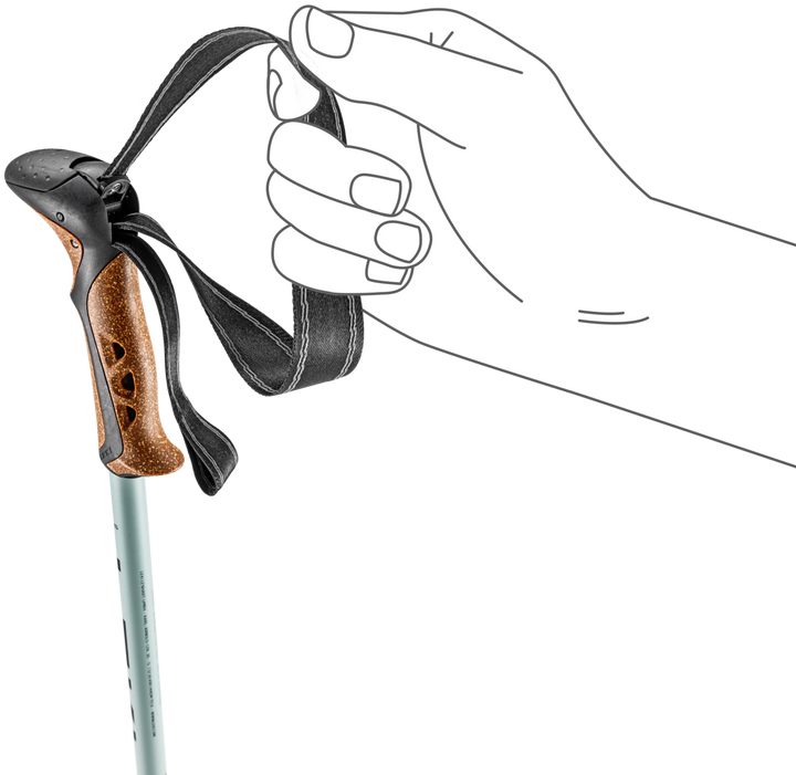 Leki Khumbu Lite AS Trekking Poles Dark Sea Green Black
