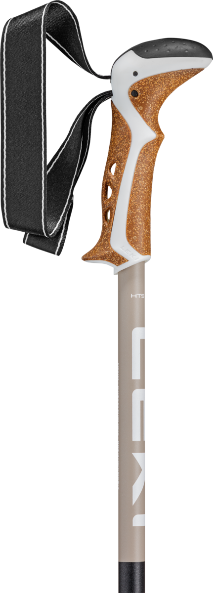 Leki Khumbu Lite Compact Trekking Poles Pale Clay Light Black White