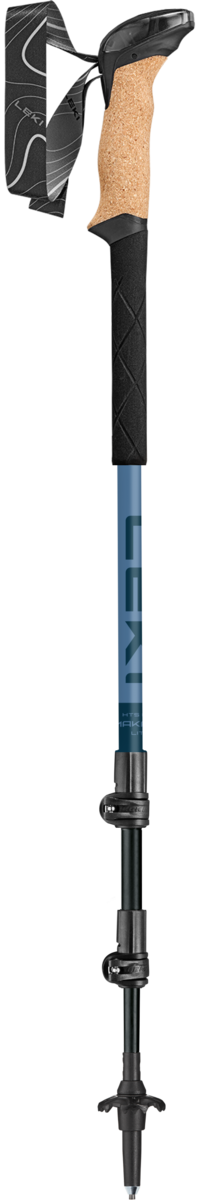 Leki Makalu Cork Lite Trekking Poles Stone Blue Light Stone Blue Dark