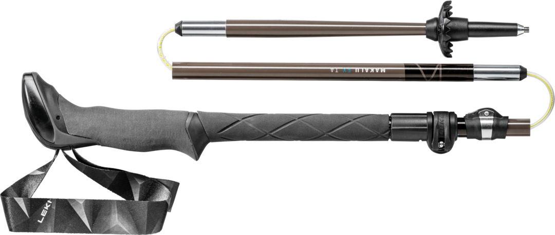Leki Makalu FX TA Poles (Pair) Petrol/Black/Silver Grey