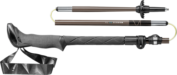 Leki Makalu FX TA Poles (Pair) Petrol/Black/Silver Grey