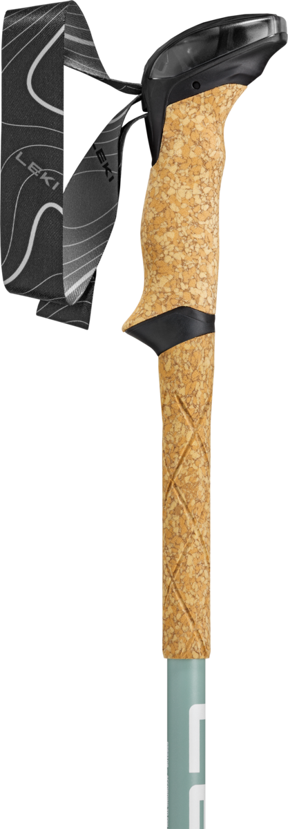 Leki Makalu Lite Compact Trekking Poles Grey Green Silver White
